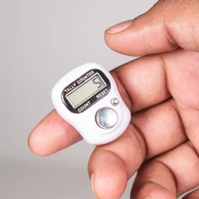 Radharaman Prashadi Naam Jap Counter - White