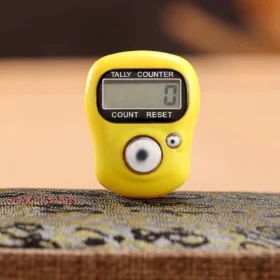 Radharaman Prashadi Naam Jap Counter - Yellow