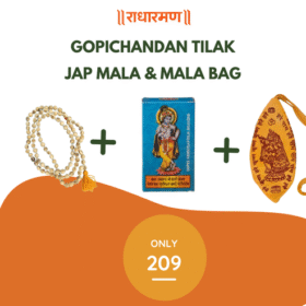 Gopichandan Tilak + Jap Mala + Mala Bag Combo