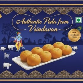 1Kg Authentic Pure Desi Ghee Peda from Vrindavan